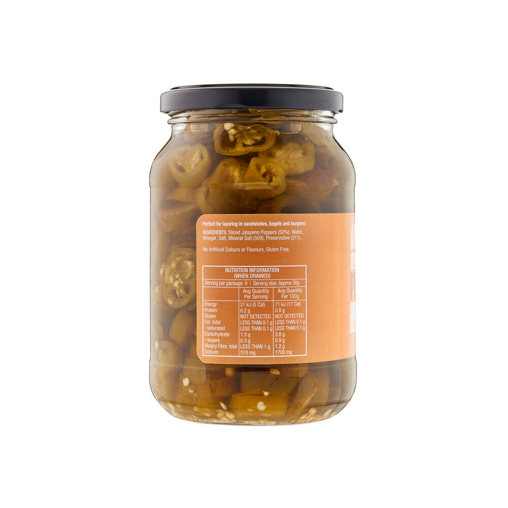 Wicked Sliced Pickled Jalapenos - 500g