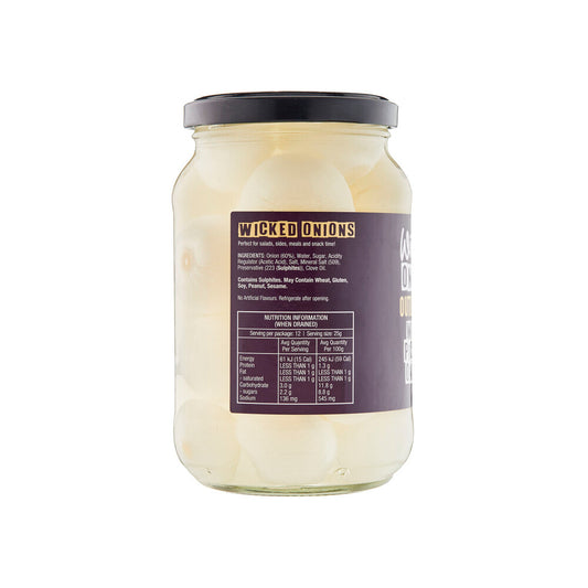 Wicked White Pickled Onions - 500g