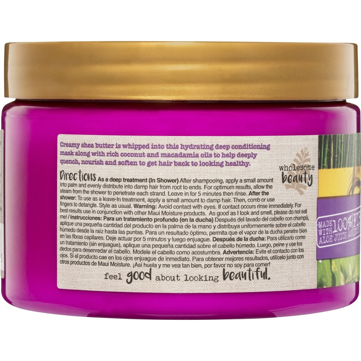 Maui Moisture Heal & Hydrate Shea Butter Hair Mask For Damaged Hair 340g