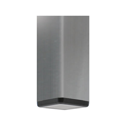 Surface Gard Black Square Plastic Chair Tips - 19mm - 4 Pack