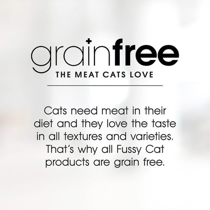 Fussy Cat Grain Free Adult Wet Cat Food Fine Chicken Mince Casserole 400g
