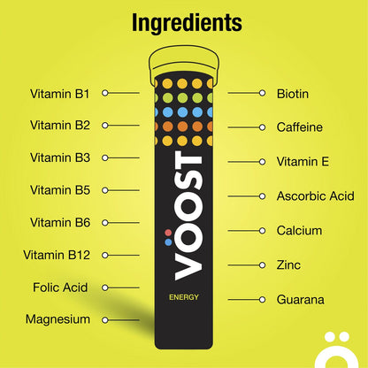 VOOST Effervescent Energy Tablets 20 pack