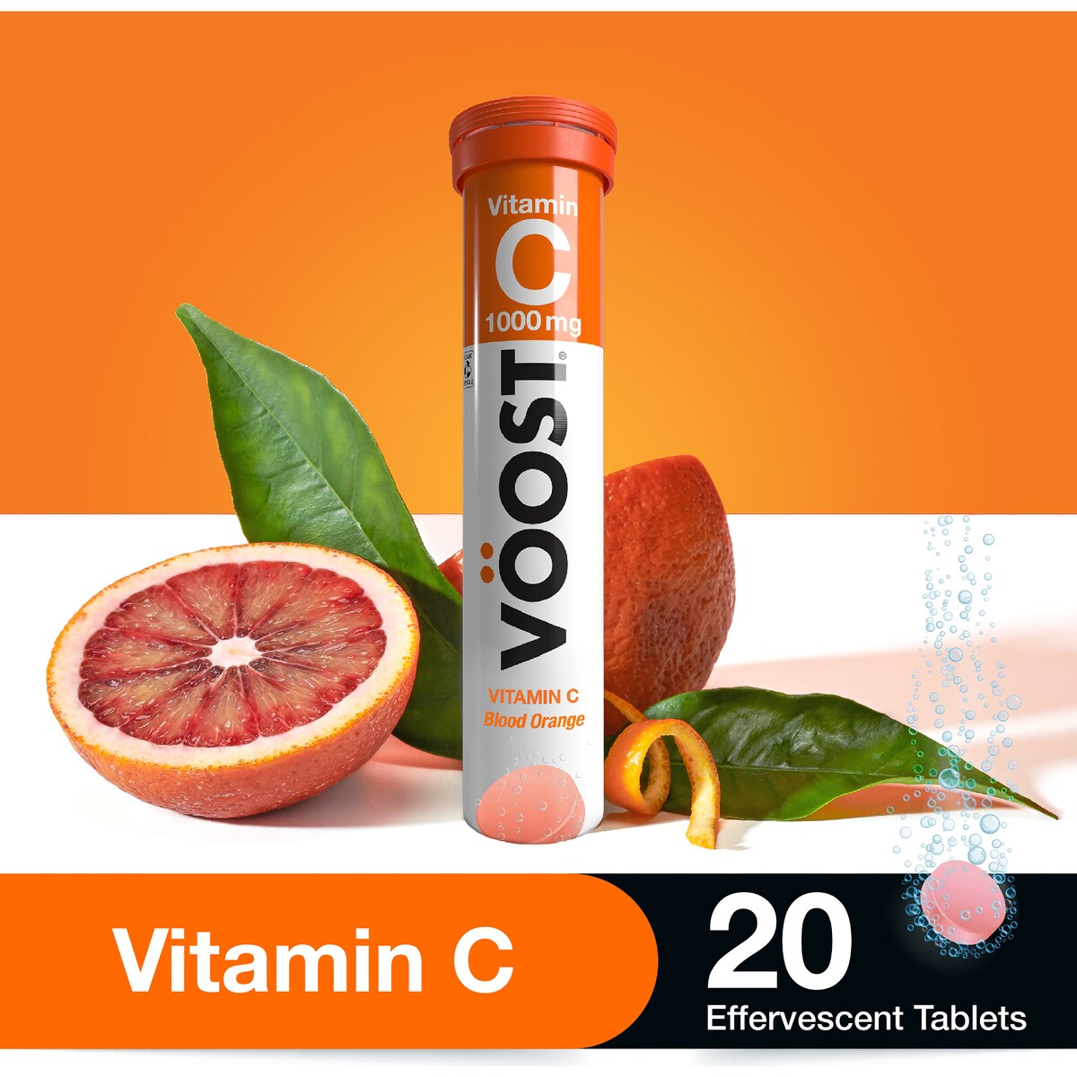 VOOST Effervescent Vitamin C Tablets 20 pack