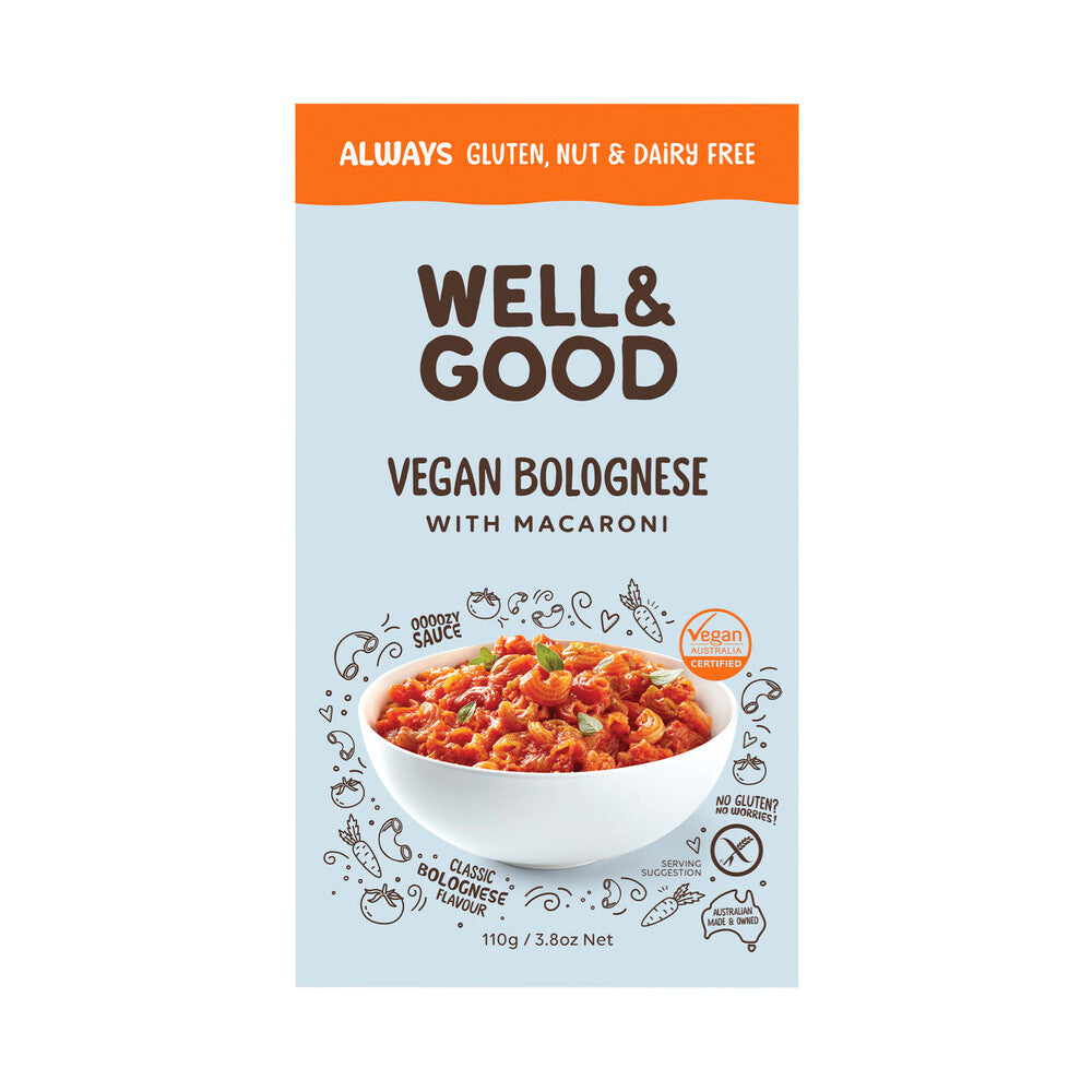 Well & Good Vegan Bolognese With Macaroni - 110g