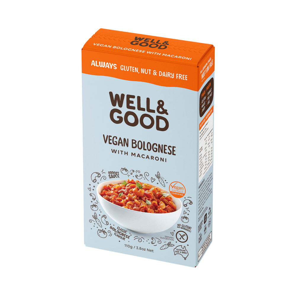 Well & Good Vegan Bolognese With Macaroni - 110g