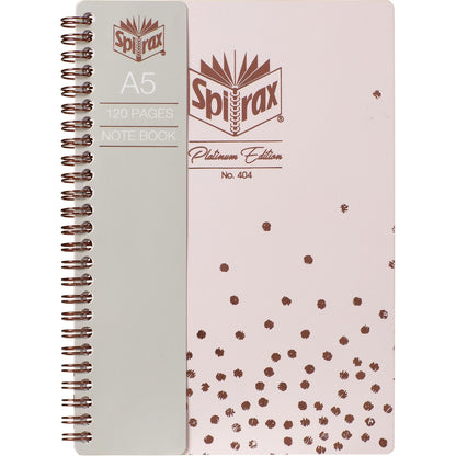 Spirax Platinum Notebook a5 120pg Assorted Each