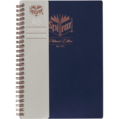 Spirax Platinum Notebook a5 120pg Assorted Each