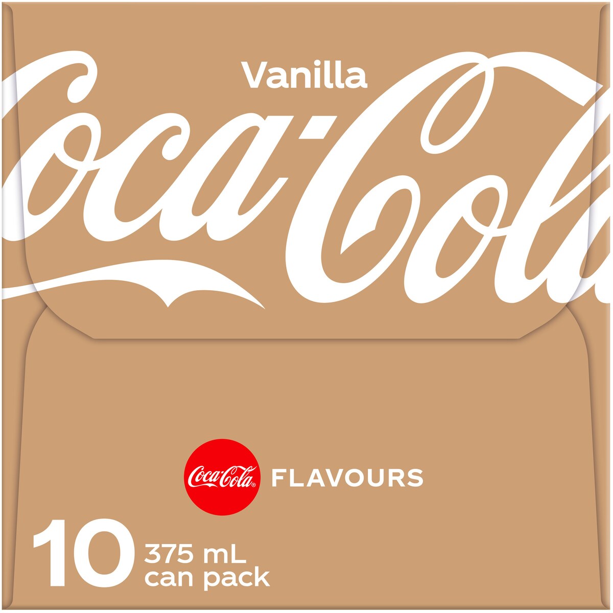 Coca - Cola Vanilla Soft Drink Multipack Cans 375ml X 10 Pack