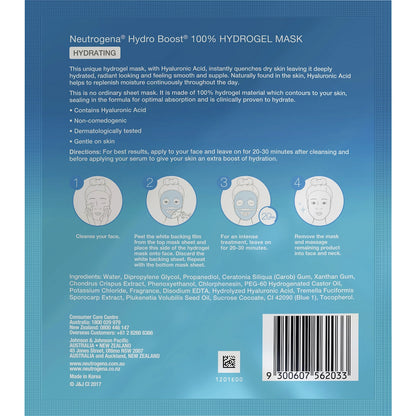 Neutrogena Hydro Boost Hydrogel Face Mask 30g