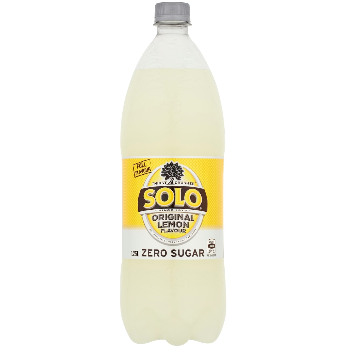 Solo Zero Sugar Original Lemon Soft Drink Bottle 1.25l