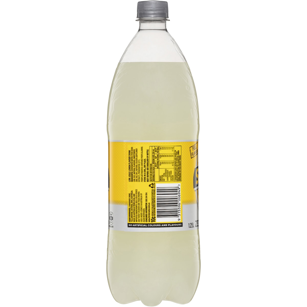 Solo Zero Sugar Original Lemon Soft Drink Bottle 1.25l