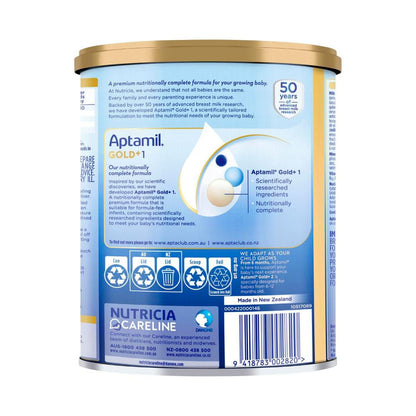 Aptamil Gold+ 1 Baby Infant Formula From 0-6 Months - 900g