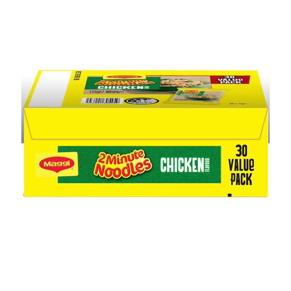 Maggi 2-minute Noodles Chicken Bulk 72g - 30 Pack