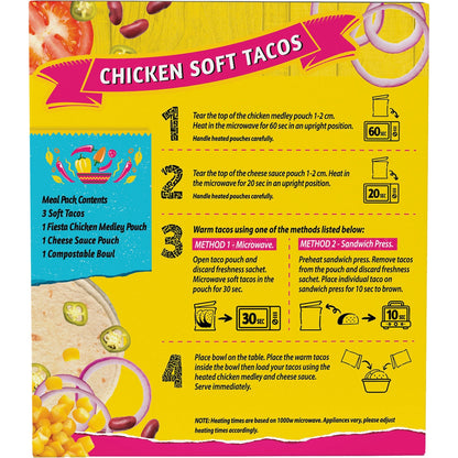 Coco Earth Ready Meal Chicken Soft Taco Kit 320g