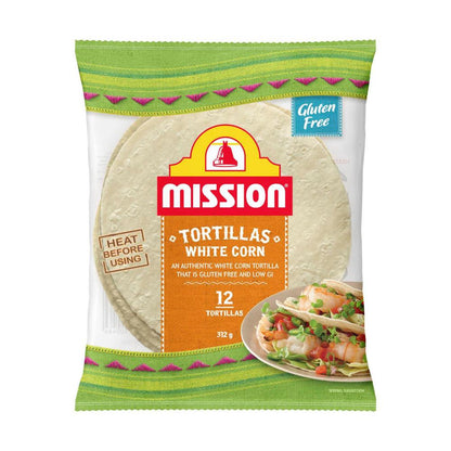 Mission White Corn 12 Tortillas - 312g