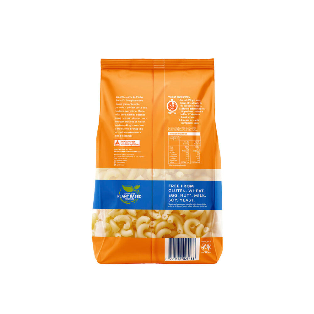 Roma Gluten Free Pasta Macaroni - 350g