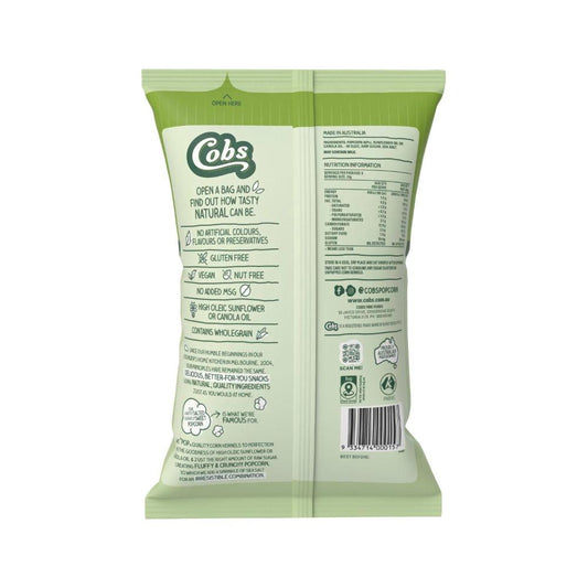 Cobs Lightly Salted Slightly Sweet Popcorn - 120g
