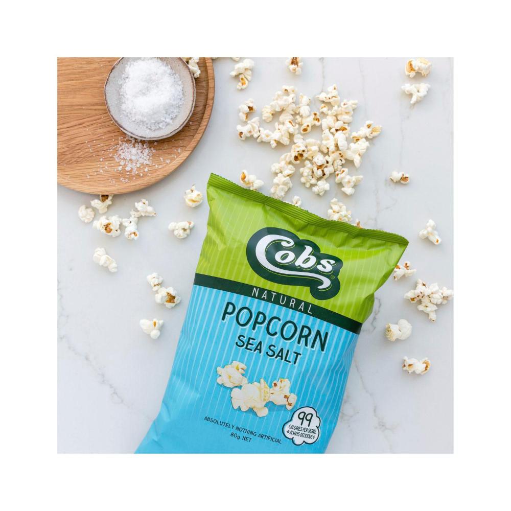 Cobs Gluten Free Popcorn Sea Salt - 80g
