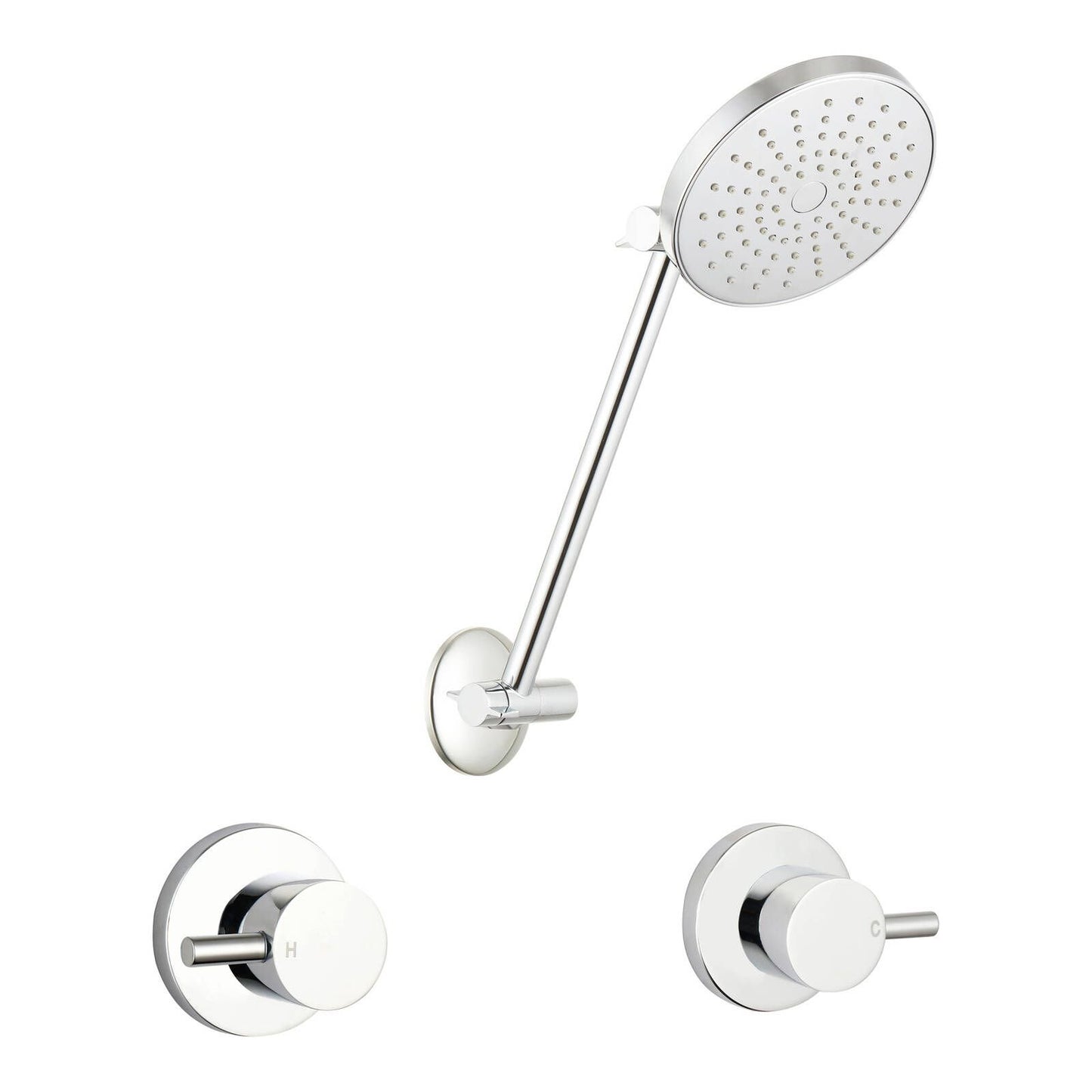 Mondella Resonance Chrome Shower Set - 210 x 80 x 165mm - 9L/min