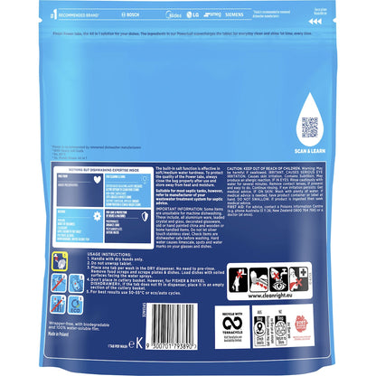 Finish Power Dishwashing Tablets Lemon 40 Pack
