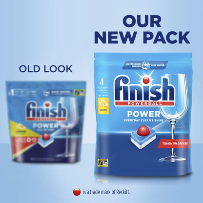 Finish Power Lemon Dishwasher Tablets 40 pack