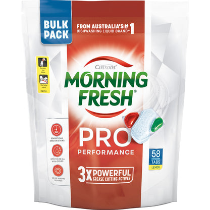 Morning Fresh Pro Performance Dishwasher Tablets 58 pack