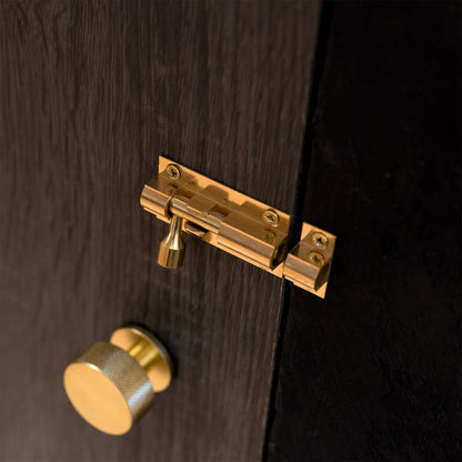 Taskmaster Barrel Bolt - 50mm - Polished Brass