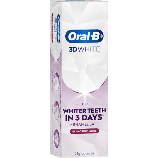 Oral-B 3D White Luxe Glamorous White Whitening Toothpaste 95g