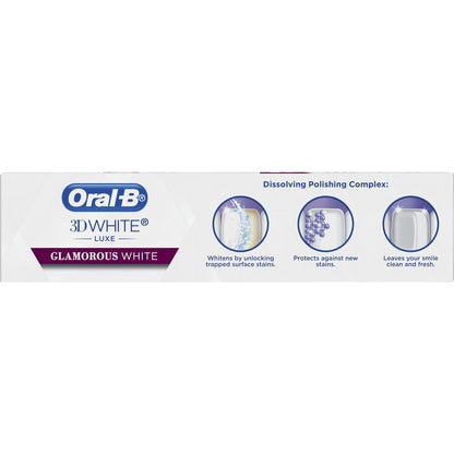 Oral-b 3d White Luxe Glamorous Toothpaste 95g