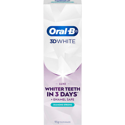 Oral-b 3d White Luxe Diamond Strong Whitening Toothpaste 95g