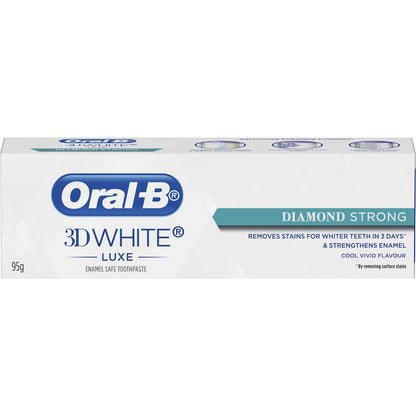 Oral-b 3d White Luxe Diamond Strong Whitening Toothpaste 95g