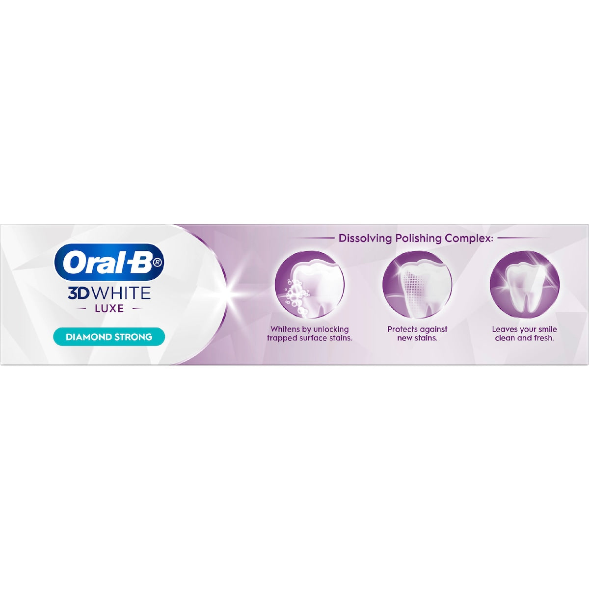 Oral-b 3d White Luxe Diamond Strong Whitening Toothpaste 95g