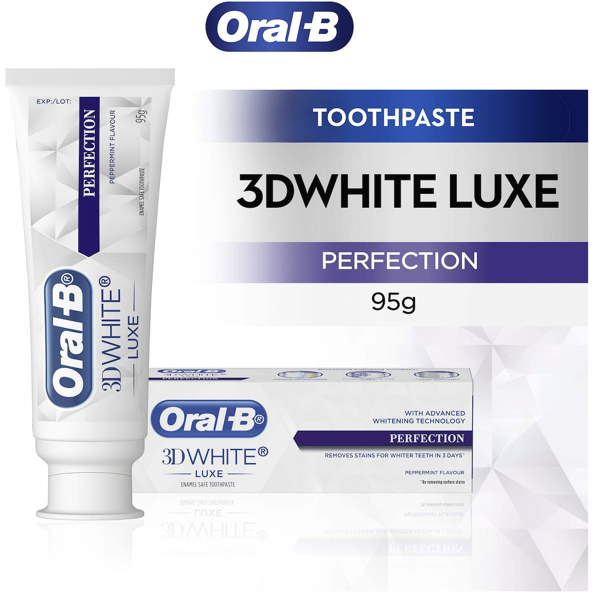 Oral-b 3d White Luxe Perfection Whitening Toothpaste 95g