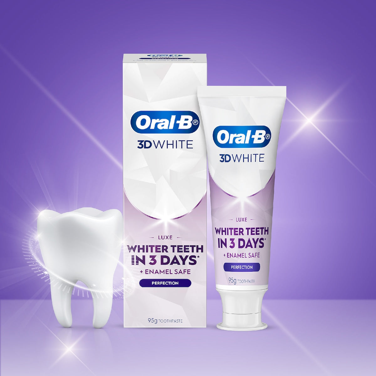 Oral-b 3d White Luxe Perfection Whitening Toothpaste 95g