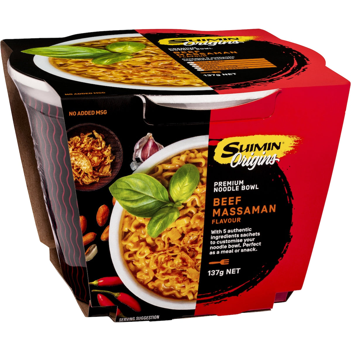 Suimin Noodles Beef Massaman Curry 137g