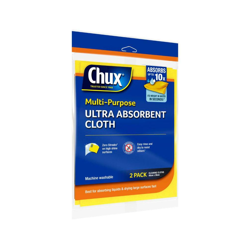 Chux All Purpose Absorbent Cloth - 2 pack