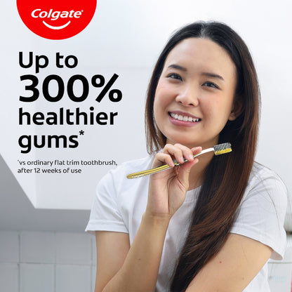 Colgate Slim Soft Advanced Charcoal Toothbrush Ultra Soft Each