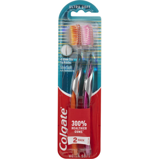 Colgate Toothbrush Advanced Ultra Soft Value Pack 2 pack