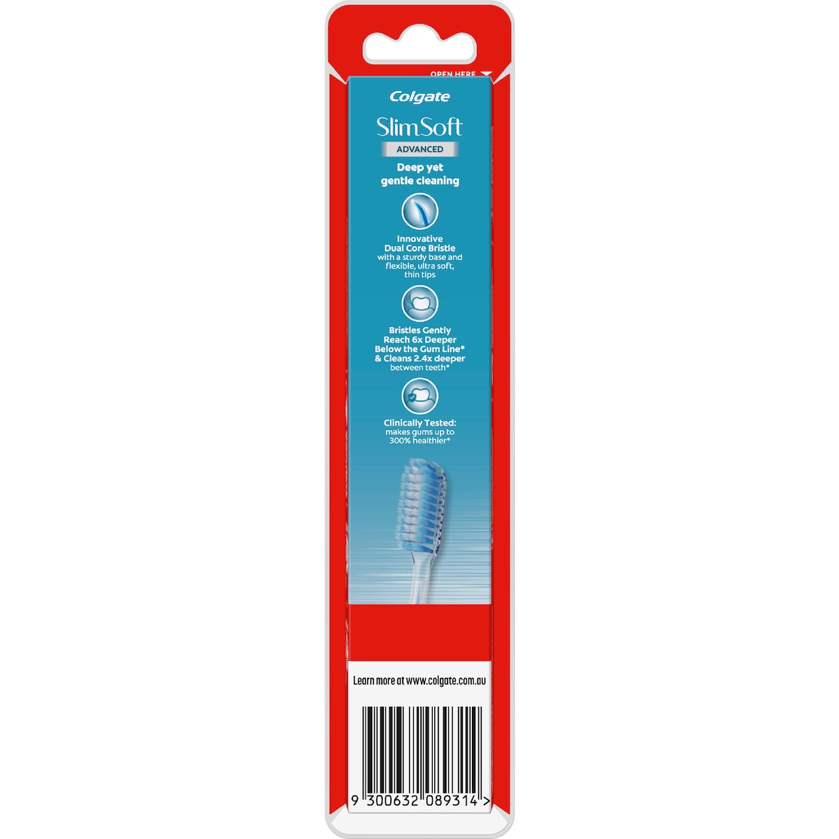 Colgate Slim Soft Advanced Toothbrush Ultra Soft Value 2 Pack