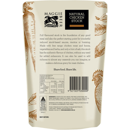 Maggie Beer Natural Chicken Stock 500mL
