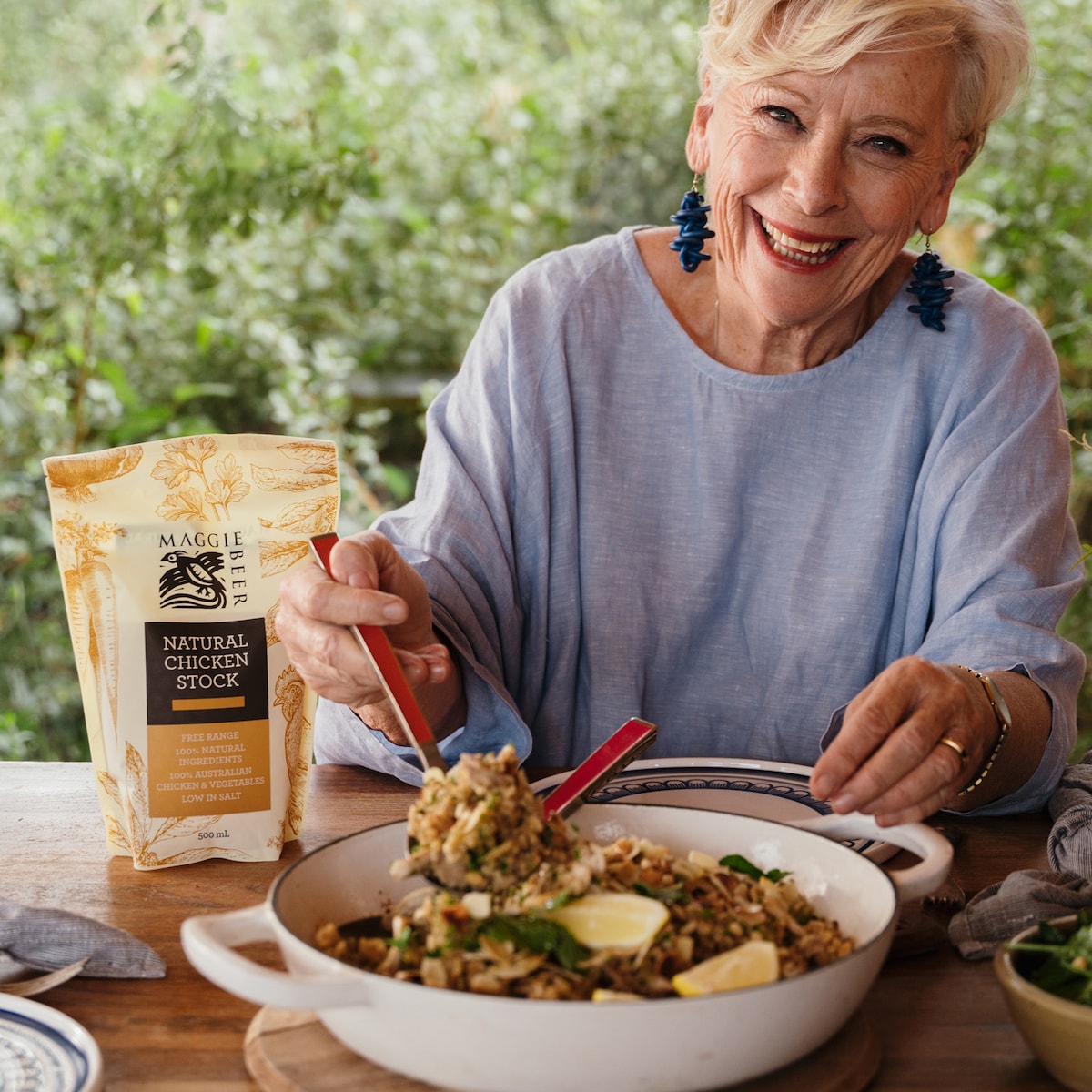 Maggie Beer Natural Chicken Stock Free Range 500ml