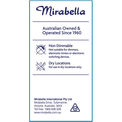 Mirabella Led Round Filament Clear Bc 2w 250lm Warm White 1 Pack