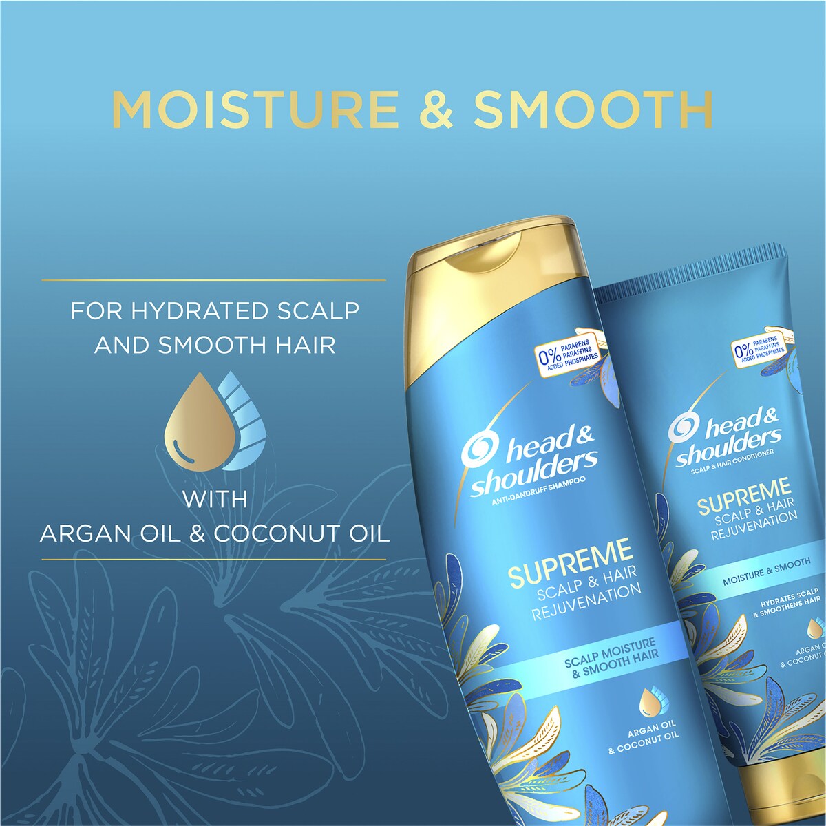 Head & Shoulders Supreme Moisture Anti Dandruff Shampoo 400ml