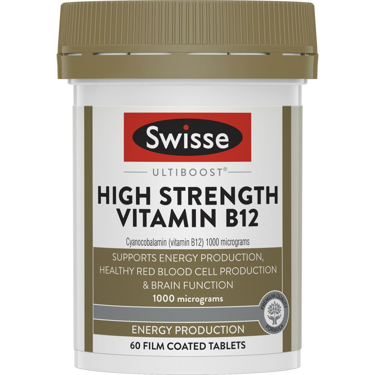 Swisse Ultiboost High Strength Vitamin B12 Tablets 60 pack