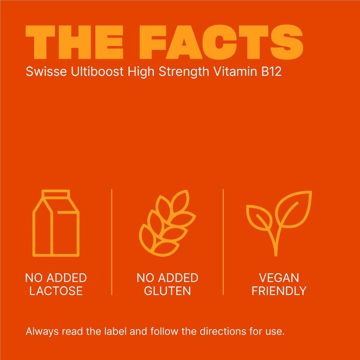 Swisse Ultiboost High Strength Vitamin B12 Tablets 60 pack