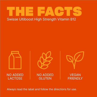 Swisse Ultiboost High Strength Vitamin B12 Tablets 60 pack