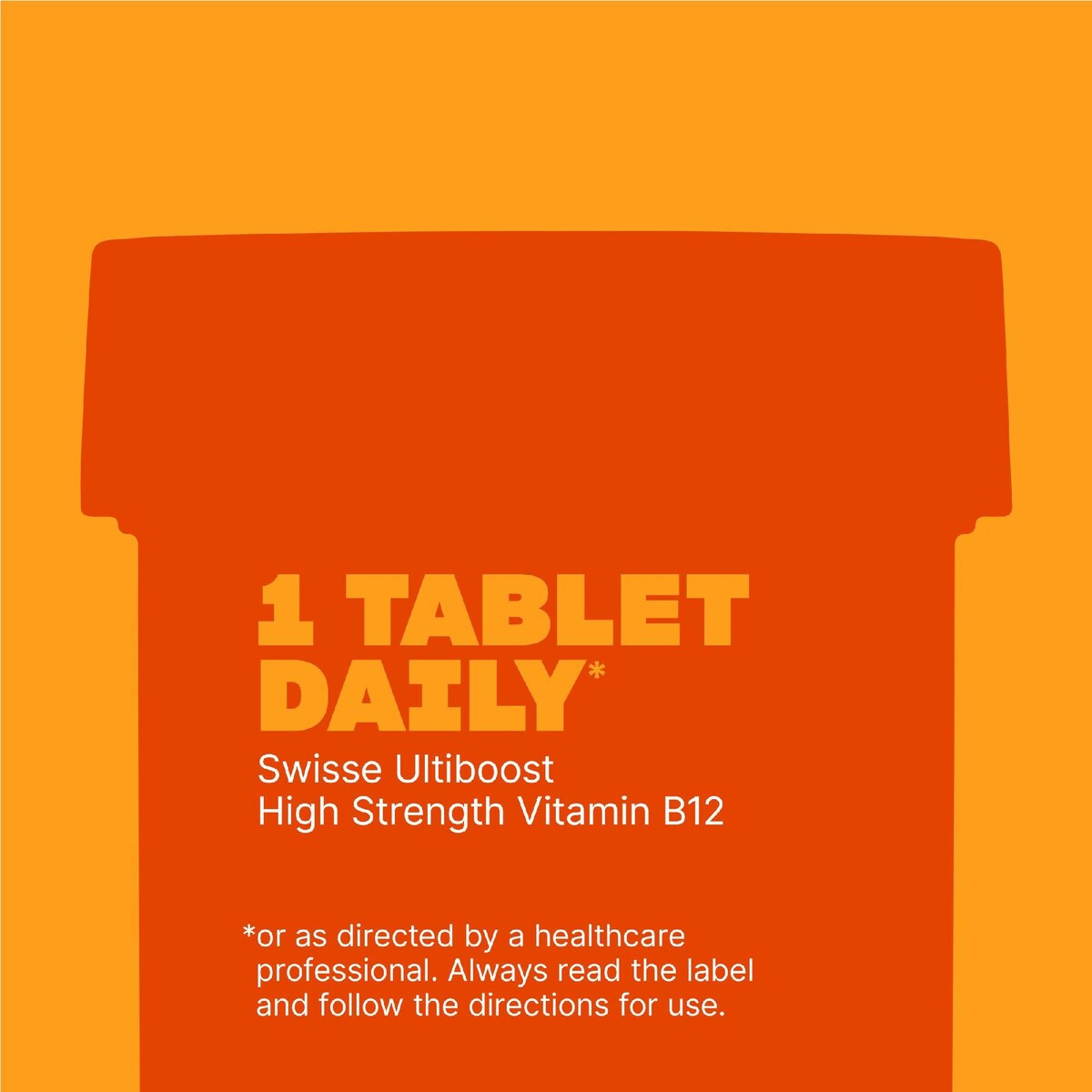 Swisse Ultiboost High Strength Vitamin B12 Tablets 60 pack