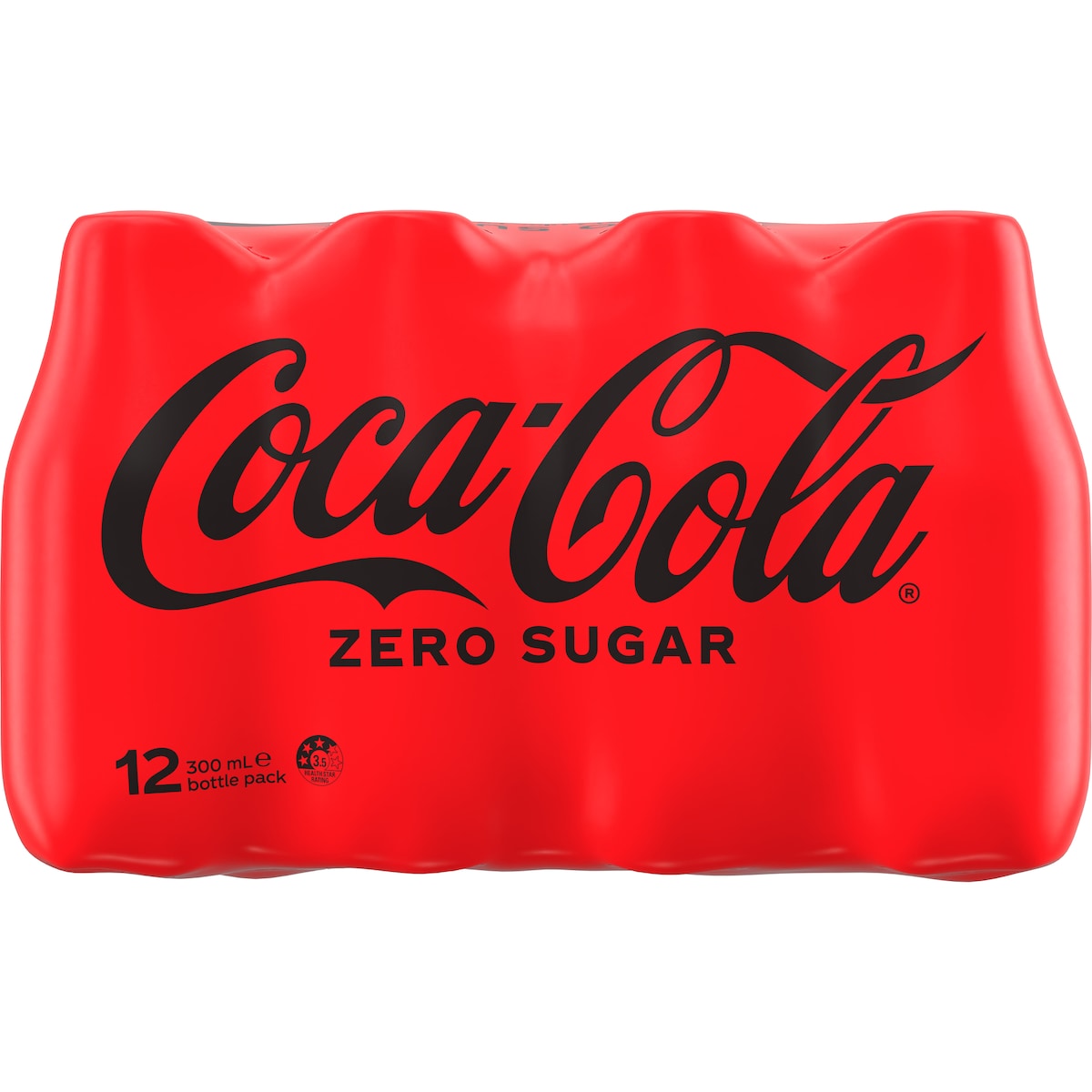 Coca-cola Zero Sugar Soft Drink Mini Bottles 300ml X 12 Pack
