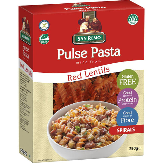 San Remo Pulse Pasta Red Lentils 250g