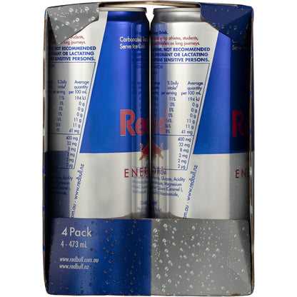 Red Bull Energy Drink 473ml X 4 Pack